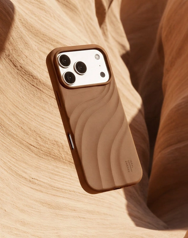Ideal of Sweden  iPhone 17e  16e  15  14 13 Swirl MagSafe silikoninis dėklas, Salted Caramel, 6 nuotrauka